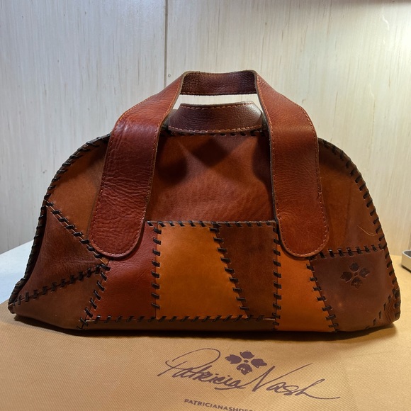 👜 Patricia Nash Patchwork Loredo Satchel - A